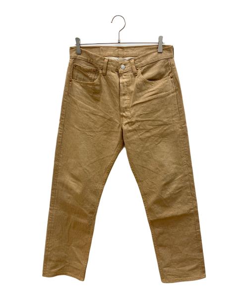 LEVI'S（リーバイス）LEVI'S (リーバイス) 00s先染め501デニムパンツ　2003年3月製　釦裏359 キャメル サイズ:W32×L32の古着・服飾アイテム