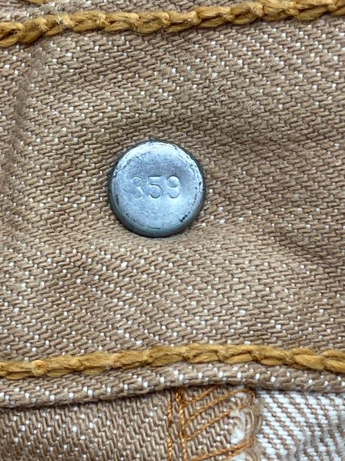 LEVI'S（リーバイス）LEVI'S (リーバイス) 00s先染め501デニムパンツ　2003年3月製　釦裏359 キャメル サイズ:W32×L32の古着・服飾アイテム