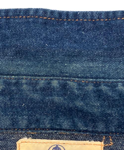 Wrangler（ラングラー）Wrangler (ラングラー) デニムウエスタンシャツ　復刻白タグ ネイビー サイズ:15-16の古着・服飾アイテム