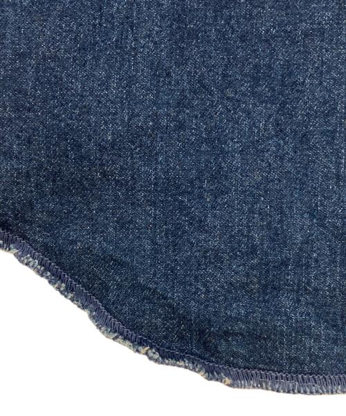 Wrangler（ラングラー）Wrangler (ラングラー) デニムウエスタンシャツ　復刻白タグ ネイビー サイズ:15-16の古着・服飾アイテム