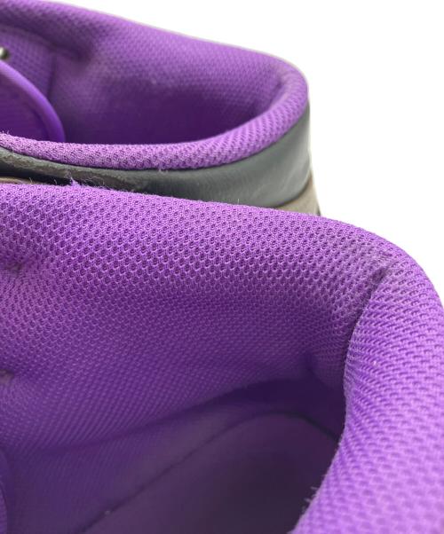 NIKE（ナイキ）NIKE (ナイキ) AIR JORDAN 1 MID ブラウン×パープル サイズ:27.5の古着・服飾アイテム