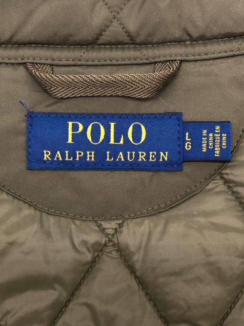 POLO RALPH LAUREN（ポロ・ラルフローレン）POLO RALPH LAUREN (ポロ・ラルフローレン) キルティングジャケット グリーン サイズ:Lの古着・服飾アイテム