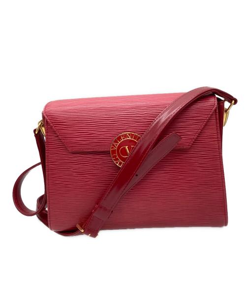 VALENTINO GARAVANI（ヴァレンティノ・ガラヴァーニ）VALENTINO GARAVANI (ヴァレンティノ・ガラヴァーニ) 2WAYバッグ レッドの古着・服飾アイテム