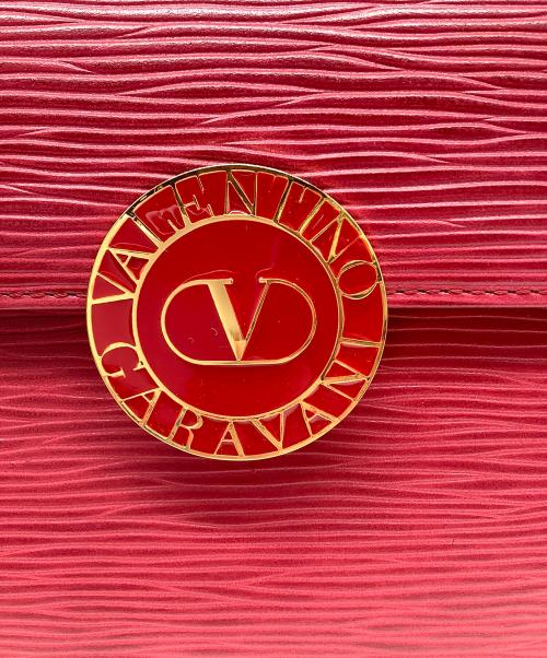 VALENTINO GARAVANI（ヴァレンティノ・ガラヴァーニ）VALENTINO GARAVANI (ヴァレンティノ・ガラヴァーニ) 2WAYバッグ レッドの古着・服飾アイテム