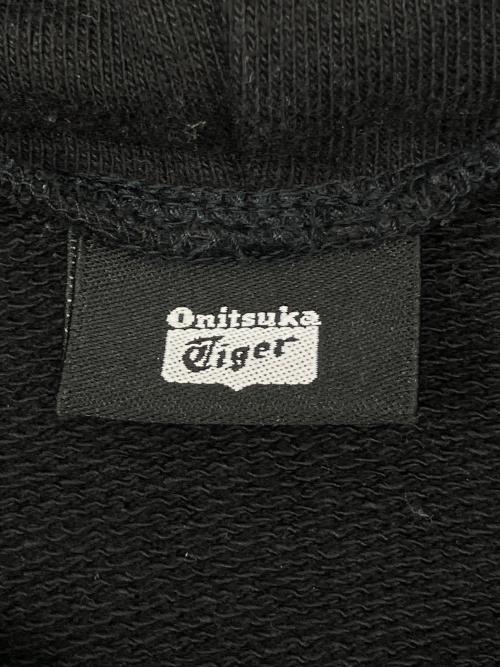 Onitsuka Tiger（オニツカタイガー）Onitsuka Tiger (オニツカタイガー) プルオーバーパーカー ブラック サイズ:Ｍの古着・服飾アイテム
