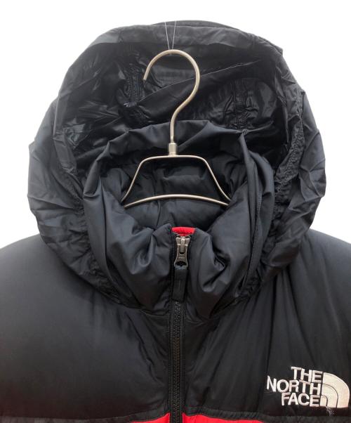 THE NORTH FACE（ザ ノース フェイス）THE NORTH FACE (ザ ノース フェイス) ダウンジャケット ヌプシジャケット レッド×ブラック サイズ:Lの古着・服飾アイテム