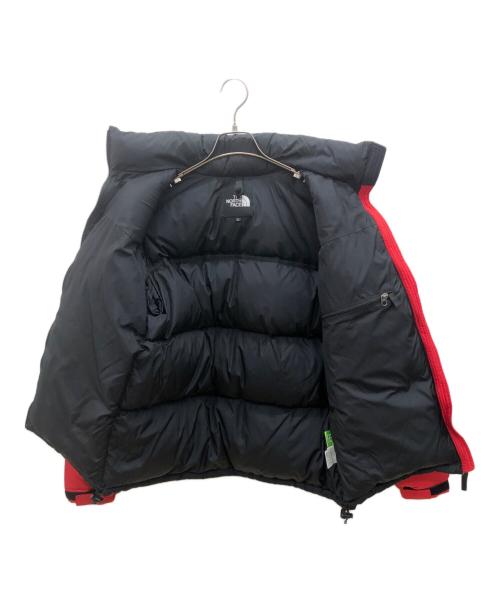 THE NORTH FACE（ザ ノース フェイス）THE NORTH FACE (ザ ノース フェイス) ダウンジャケット ヌプシジャケット レッド×ブラック サイズ:Lの古着・服飾アイテム