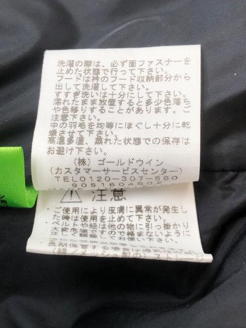 THE NORTH FACE（ザ ノース フェイス）THE NORTH FACE (ザ ノース フェイス) ダウンジャケット ヌプシジャケット レッド×ブラック サイズ:Lの古着・服飾アイテム