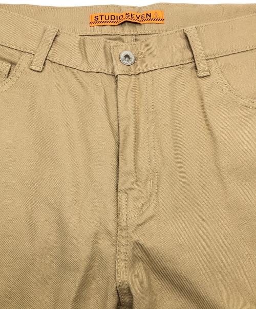 studio seven（スタジオセブン）studio seven (スタジオセブン) チノパン ベージュ サイズ:L 未使用品の古着・服飾アイテム