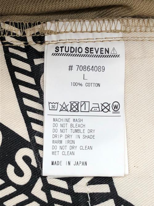 studio seven（スタジオセブン）studio seven (スタジオセブン) チノパン ベージュ サイズ:L 未使用品の古着・服飾アイテム