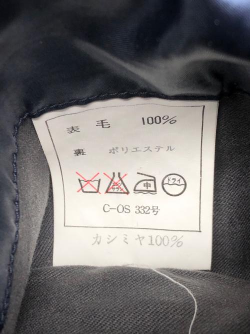 SOGO（ソゴウ）SOGO (ソゴウ) カシミヤコート ネーム刺繍入り ネイビー サイズ:96BE4の古着・服飾アイテム