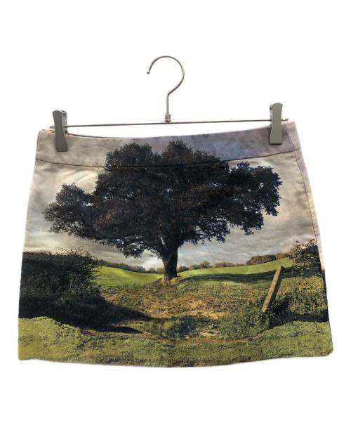 PAUL SMITH（ポールスミス）PAUL SMITH (ポールスミス) ミニスカート プリント総柄 Y2K マルチカラー サイズ:40の古着・服飾アイテム