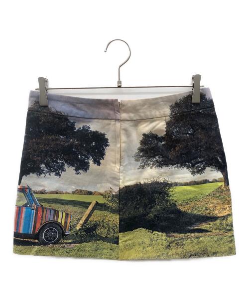 PAUL SMITH（ポールスミス）PAUL SMITH (ポールスミス) ミニスカート プリント総柄 Y2K マルチカラー サイズ:40の古着・服飾アイテム