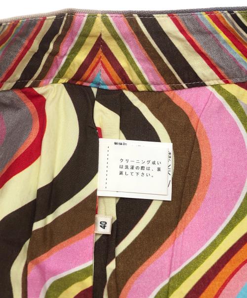 PAUL SMITH（ポールスミス）PAUL SMITH (ポールスミス) ミニスカート プリント総柄 Y2K マルチカラー サイズ:40の古着・服飾アイテム