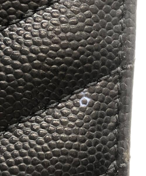 Saint Laurent Paris（サンローランパリ）Saint Laurent Paris (サンローランパリ) 3つ折り財布 ブラックの古着・服飾アイテム