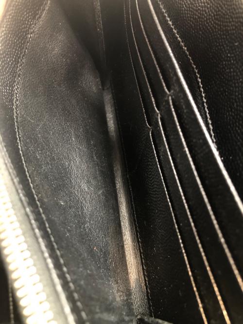 Saint Laurent Paris（サンローランパリ）Saint Laurent Paris (サンローランパリ) 3つ折り財布 ブラックの古着・服飾アイテム