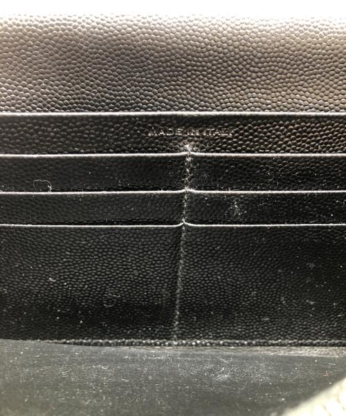 Saint Laurent Paris（サンローランパリ）Saint Laurent Paris (サンローランパリ) 3つ折り財布 ブラックの古着・服飾アイテム