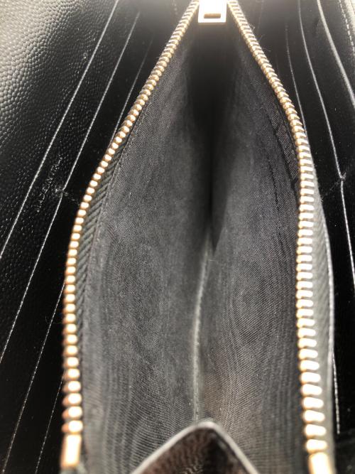 Saint Laurent Paris（サンローランパリ）Saint Laurent Paris (サンローランパリ) 3つ折り財布 ブラックの古着・服飾アイテム