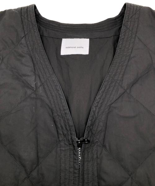 solamonat poche（ソラモナ ポッシェ）solamonat poche (ソラモナ ポッシェ) ダウンコート ブラック サイズ:不明の古着・服飾アイテム