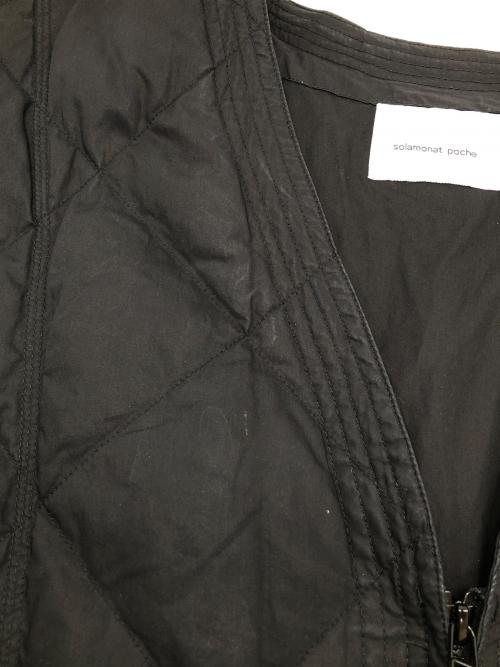 solamonat poche（ソラモナ ポッシェ）solamonat poche (ソラモナ ポッシェ) ダウンコート ブラック サイズ:不明の古着・服飾アイテム
