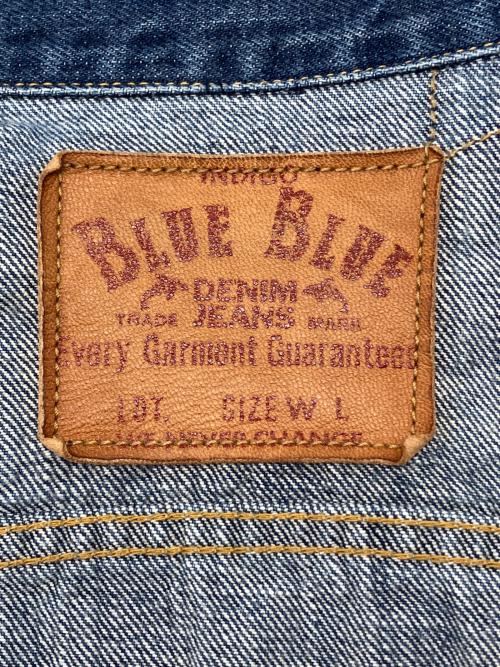 BLUE BLUE（ブルーブルー）BLUE BLUE (ブルーブルー) デニムジャケット インディゴ サイズ:Lの古着・服飾アイテム