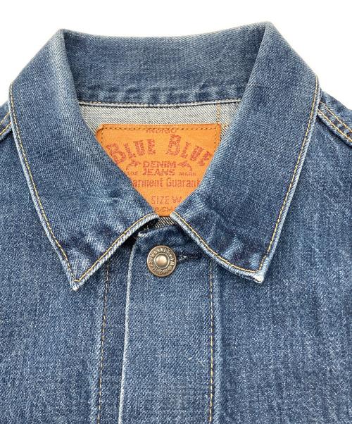 BLUE BLUE（ブルーブルー）BLUE BLUE (ブルーブルー) デニムジャケット インディゴ サイズ:Lの古着・服飾アイテム