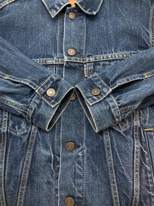 BLUE BLUE（ブルーブルー）BLUE BLUE (ブルーブルー) デニムジャケット インディゴ サイズ:Lの古着・服飾アイテム
