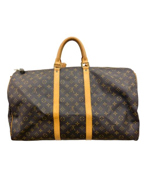LOUIS VUITTON（ルイ ヴィトン）LOUIS VUITTON (ルイ ヴィトン) モノグラム　	キーポル・バンドリエール55 ブラウンの古着・服飾アイテム