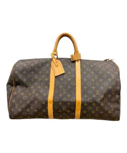 LOUIS VUITTON（ルイ ヴィトン）LOUIS VUITTON (ルイ ヴィトン) モノグラム　	キーポル・バンドリエール55 ブラウンの古着・服飾アイテム