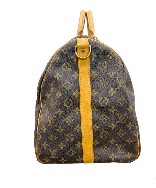LOUIS VUITTON（ルイ ヴィトン）LOUIS VUITTON (ルイ ヴィトン) モノグラム　	キーポル・バンドリエール55 ブラウンの古着・服飾アイテム