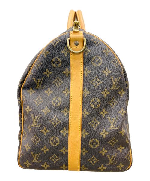LOUIS VUITTON（ルイ ヴィトン）LOUIS VUITTON (ルイ ヴィトン) モノグラム　	キーポル・バンドリエール55 ブラウンの古着・服飾アイテム