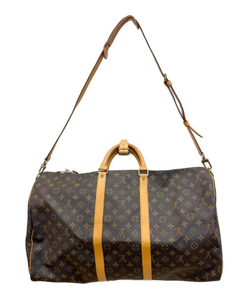 LOUIS VUITTON（ルイ ヴィトン）LOUIS VUITTON (ルイ ヴィトン) モノグラム　	キーポル・バンドリエール55 ブラウンの古着・服飾アイテム