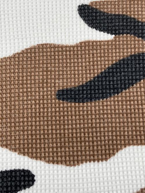 SUPREME（シュプリーム）SUPREME (シュプリーム) 長袖カットソー ホワイト×ブラウン サイズ:Ｍの古着・服飾アイテム