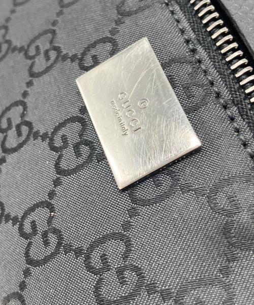 GUCCI（グッチ）GUCCI (グッチ) GG　ウエストバッグ ブラックの古着・服飾アイテム