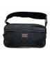 GUCCI (グッチ) GG　ウエストバッグ ブラック：25000円