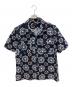 LEVI'S（リーバイス）の古着「半袖シャツ　花柄」｜ネイビー×ホワイト
