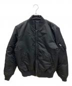 AVIREXアヴィレックス）の古着「フライトジャケット　50th ANNIVERSARY」｜ブラック