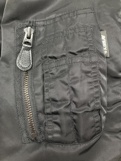 AVIREX（アヴィレックス）AVIREX (アヴィレックス) フライトジャケット　50th ANNIVERSARY ブラック サイズ:XLの古着・服飾アイテム