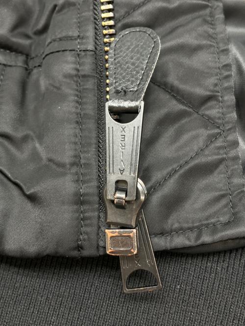 AVIREX（アヴィレックス）AVIREX (アヴィレックス) フライトジャケット　50th ANNIVERSARY ブラック サイズ:XLの古着・服飾アイテム