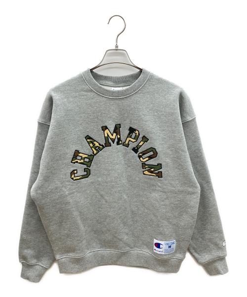 Champion（チャンピオン）Champion (チャンピオン) クルーネックスウェット ライトグレー サイズ:Ｍの古着・服飾アイテム