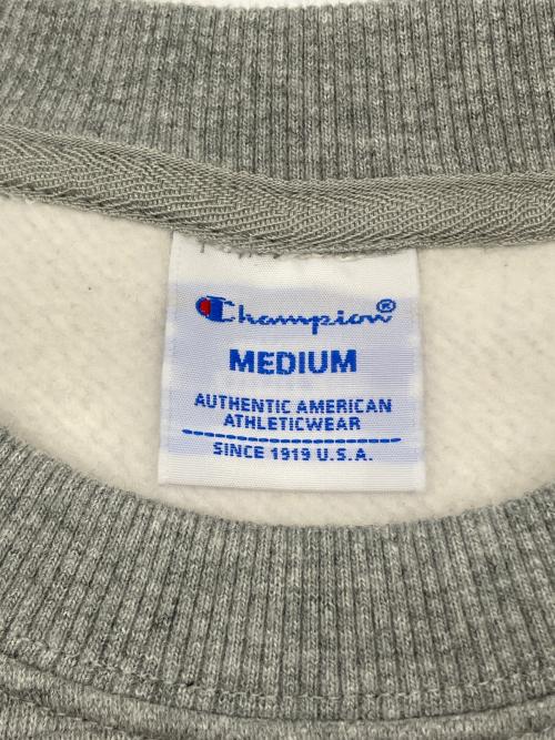 Champion（チャンピオン）Champion (チャンピオン) クルーネックスウェット ライトグレー サイズ:Ｍの古着・服飾アイテム