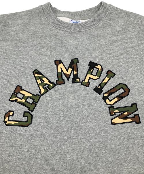 Champion（チャンピオン）Champion (チャンピオン) クルーネックスウェット ライトグレー サイズ:Ｍの古着・服飾アイテム
