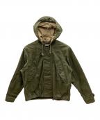Attick by Johnbullアティックバイジョンブル）の古着「フーデッドジャケット」｜カーキ