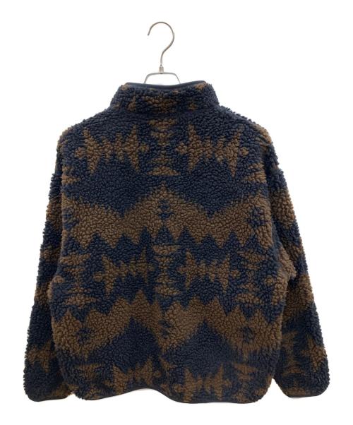 PENDLETON（ペンドルトン）PENDLETON (ペンドルトン) ボアジャケット ブラウン×ネイビー サイズ:Lの古着・服飾アイテム