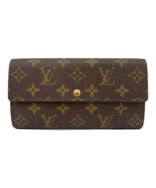 LOUIS VUITTON（ルイ ヴィトン）LOUIS VUITTON (ルイ ヴィトン) 長財布 ブラウンの古着・服飾アイテム