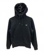 FRED PERRYフレッドペリー）の古着「ティップドフーデッドスウェット」｜ブラック