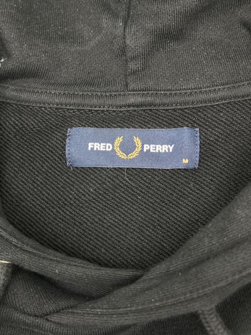 FRED PERRY（フレッドペリー）FRED PERRY (フレッドペリー) ティップドフーデッドスウェット ブラック サイズ:Ｍの古着・服飾アイテム