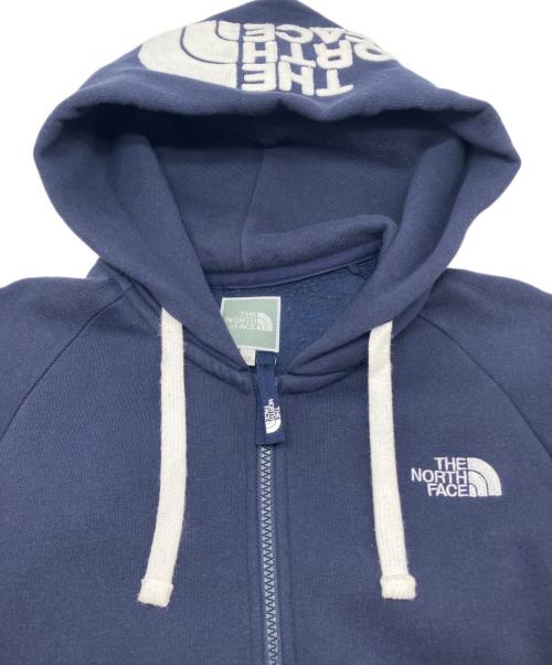 THE NORTH FACE（ザ ノース フェイス）THE NORTH FACE (ザ ノース フェイス) ジップパーカー ブルー×ホワイト サイズ:Ｍの古着・服飾アイテム
