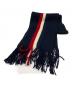 MONCLER (モンクレール) フリンジマフラー トリコロールカラー：15000円