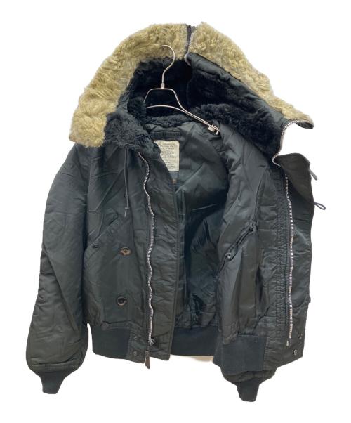 ALPHA INDUSTRIES（アルファインダストリーズ）ALPHA INDUSTRIES (アルファインダストリーズ) フライングジャケット ブラック サイズ:Ｍの古着・服飾アイテム